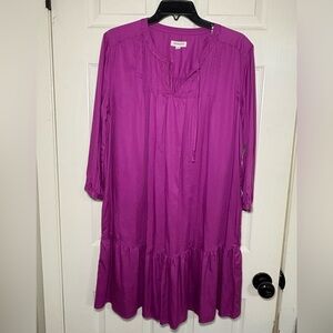 NWT - Westbound Long Sleeve, Lightweight, Magenta Dress